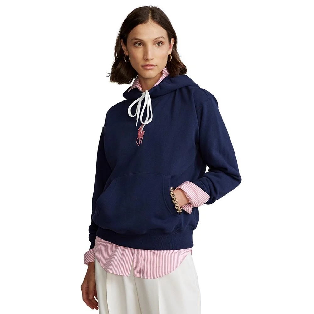 商品Ralph Lauren|Women's Pink Pony Fleece Hoodie,价格¥1154,第1张图片