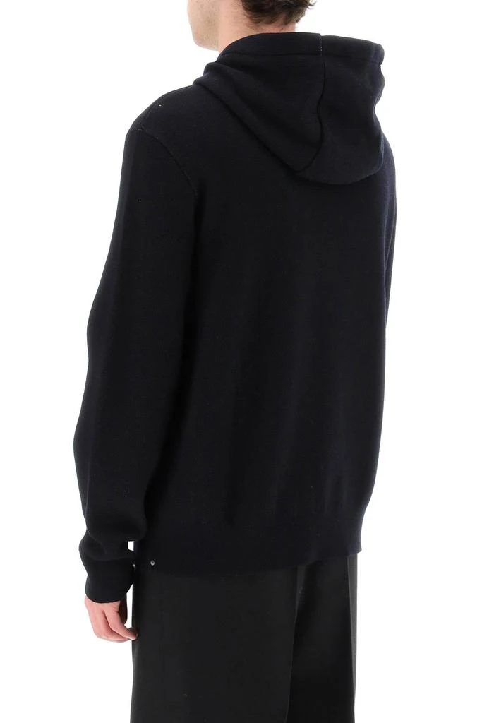 商品Burberry|Burberry hooded pullover with lettering logo jacquard,价格¥6090,第4张图片详细描述
