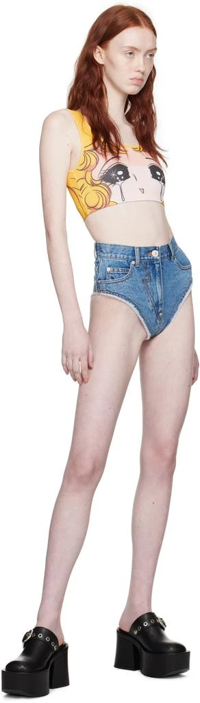 商品pushBUTTON|Blue Panty Denim Shorts,价格¥1641,第4张图片详细描述