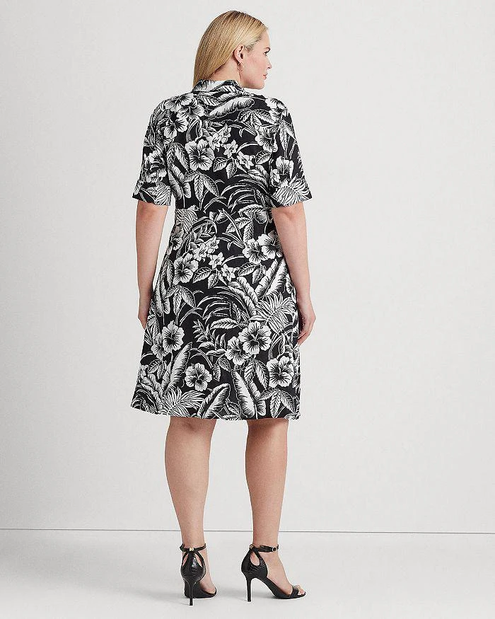 商品Ralph Lauren|Plus Linen Floral Signature Shirt Dress,价格¥681,第2张图片详细描述