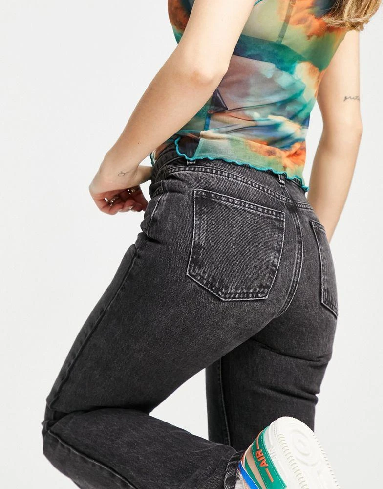 商品Topshop|Topshop 90s flare jean in washed black,价格¥230,第2张图片详细描述