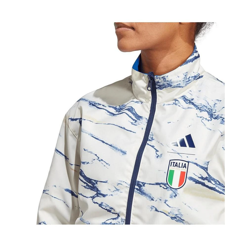 商品Adidas|Women's Blue Italy National Team Anthem Reversible Full-Zip Jacket,价格¥595,第2张图片详细描述