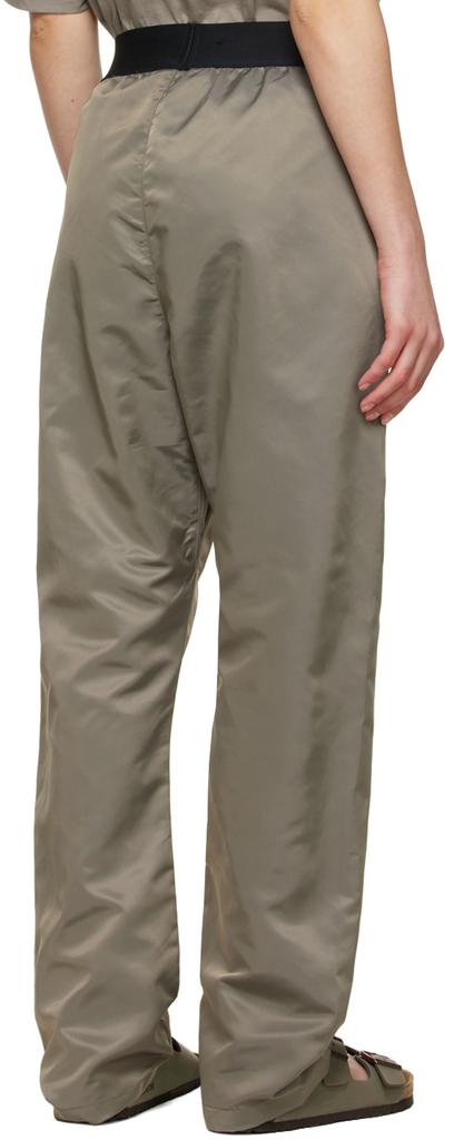 Taupe Nylon Trousers商品第3张图片规格展示