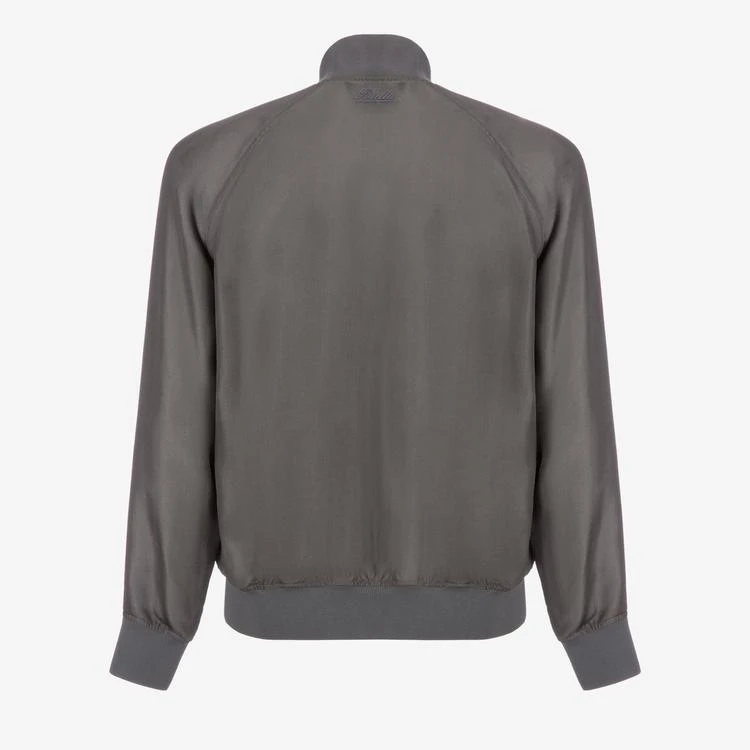 商品Bally|Half Zip Habotai Silk Bomber,价格¥2505,第2张图片详细描述