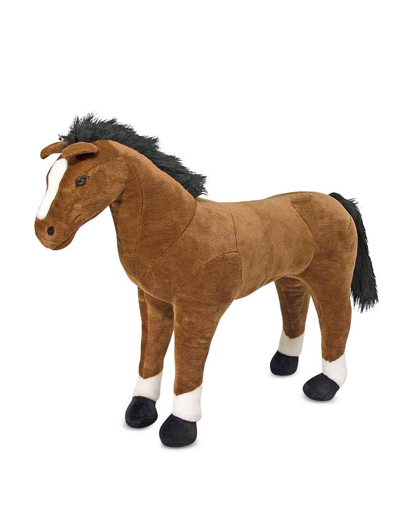 商品Melissa & Doug|Giant Horse Lifelike Stuffed Animal - Ages 3+,价格¥886,第1张图片