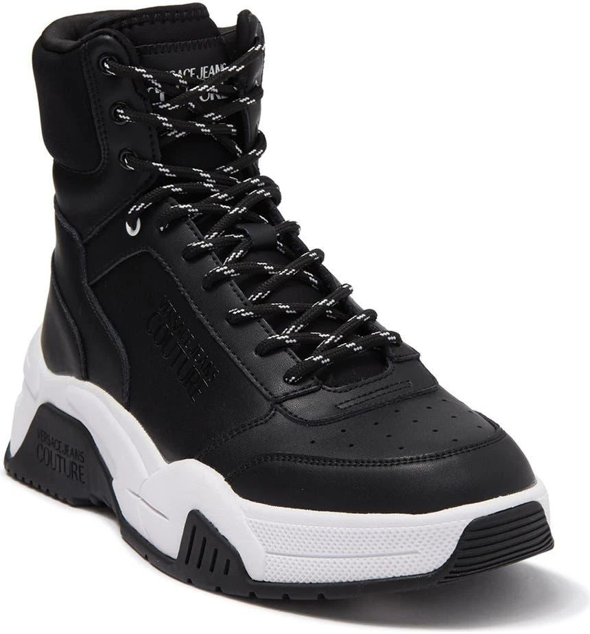 商品Versace|High Top Exaggerated Sole Sneaker,价格¥660,第1张图片