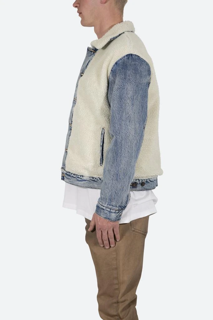 Sherpa Body Trucker Jacket - Blue/White 商品