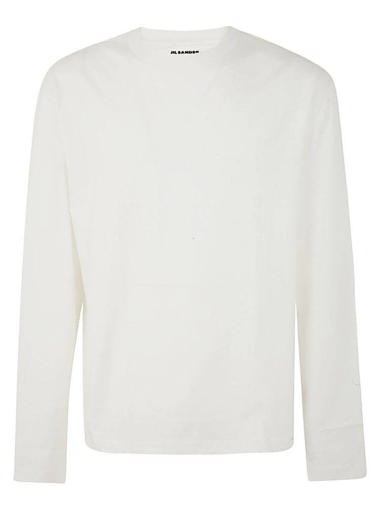 商品Jil Sander|Jil Sander+ Logo Patch Long-Sleeved T-Shirt,价格¥1852,第1张图片