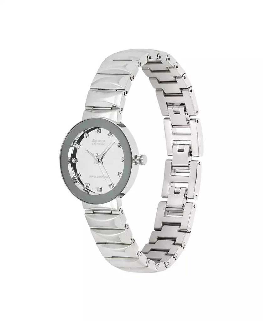 商品American Exchange|Ladies Genuine Diamond Collection Shiny Silver Watch, 28mm,价格¥150,第3张图片详细描述