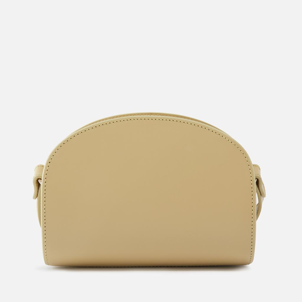 A.P.C. Mini Demi-Lune Leather Shoulder Bag商品第3张图片规格展示