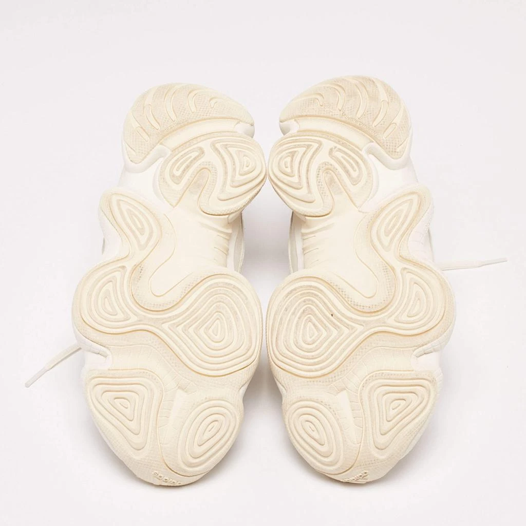 Yeezy x Adidas White Suede and Mesh Yeezy 500 Salt Lace Up Sneakers Size 41 商品