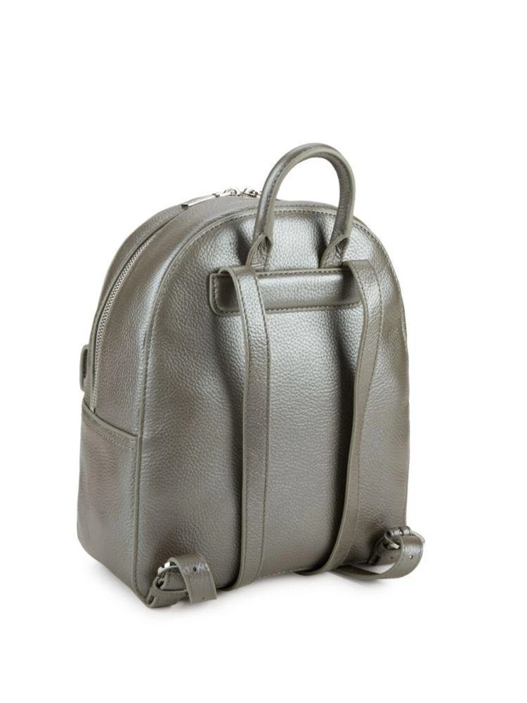 商品Moschino|Metallic Leather Backpack,价格¥1337,第4张图片详细描述