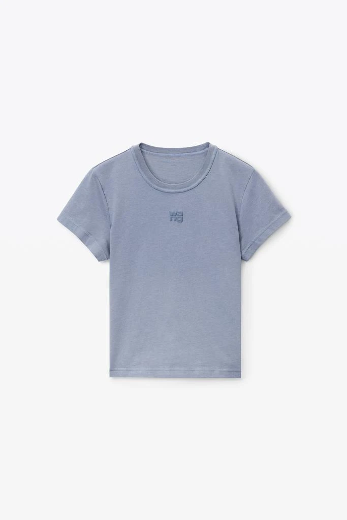 商品Alexander Wang|Puff logo shrunken tee in cotton jersey,价格¥1128,第2张图片详细描述