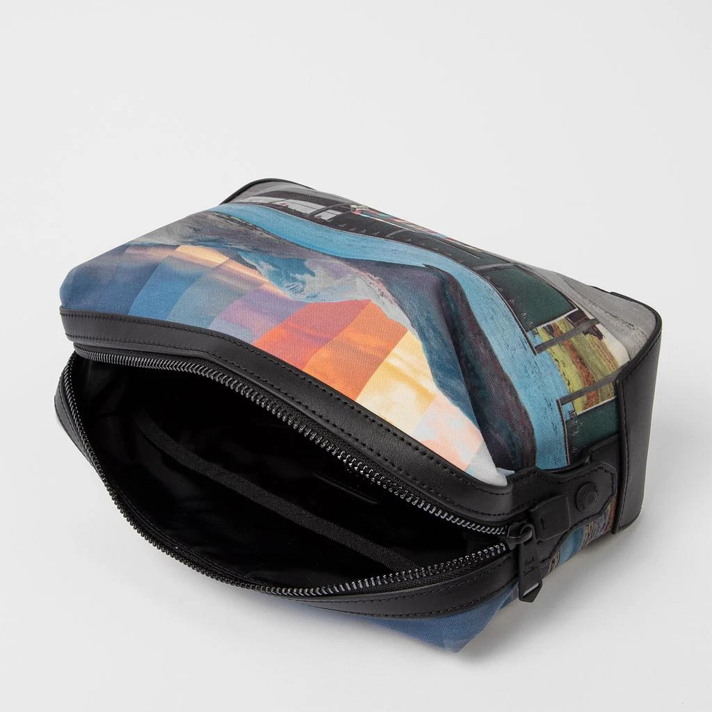 商品Paul Smith|Paul Smith Graphic Print Shell and Leather Wash Bag,价格¥1183,第3张图片详细描述