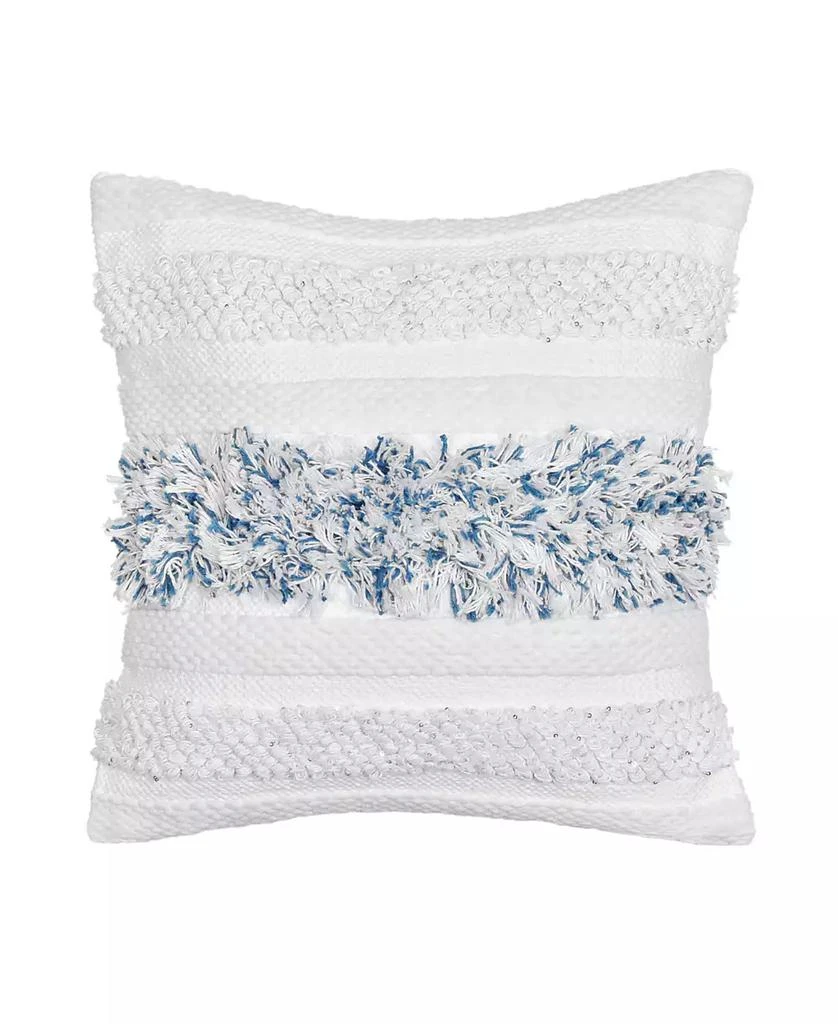 商品White Sand|Driftway Square Decorative Pillow, 18" x 18",价格¥511,第1张图片