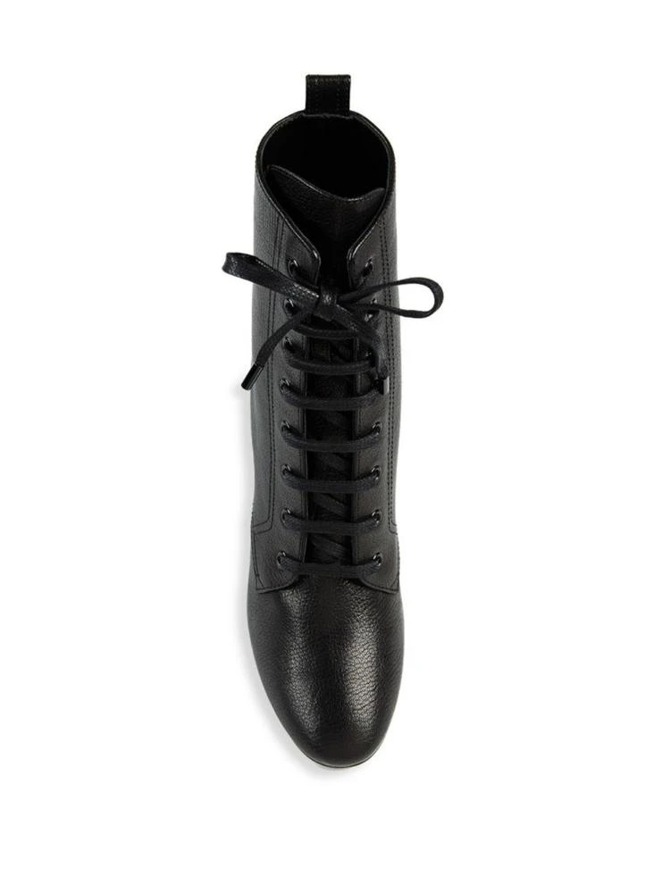 商品Yves Saint Laurent|Loulou Leather Lace-Up Booties,价格¥2984,第4张图片详细描述