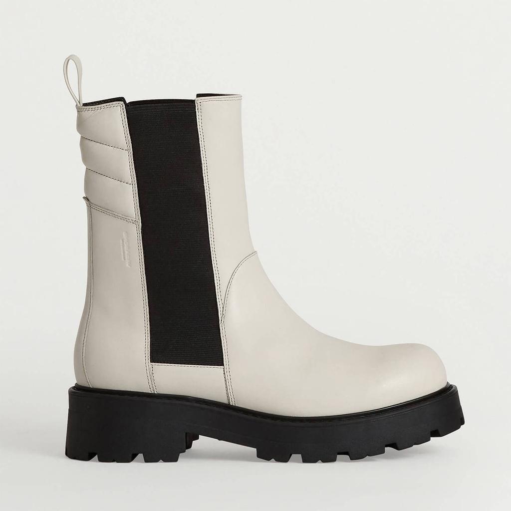 商品Vagabond|Vagabond Women's Cosmo 2.0 Leather Chelsea Boots - Off White,价格¥607,第1张图片