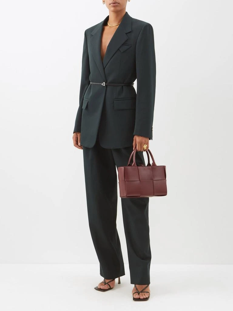 商品Bottega Veneta|Arco mini Intrecciato-leather tote bag,价格¥24657,第3张图片详细描述