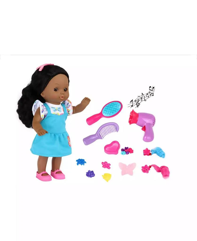 商品HollaBelle, Inc|Dream Collection 12" Toy Baby Doll Hair Play Set African American in Gift Box, 12 Piece,价格¥112,第1张图片