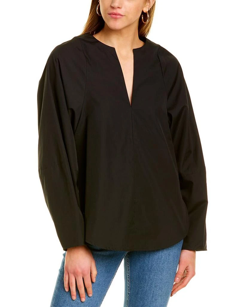 商品Vince|Shaped V-Neck Popover Top,价格¥426,第1张图片
