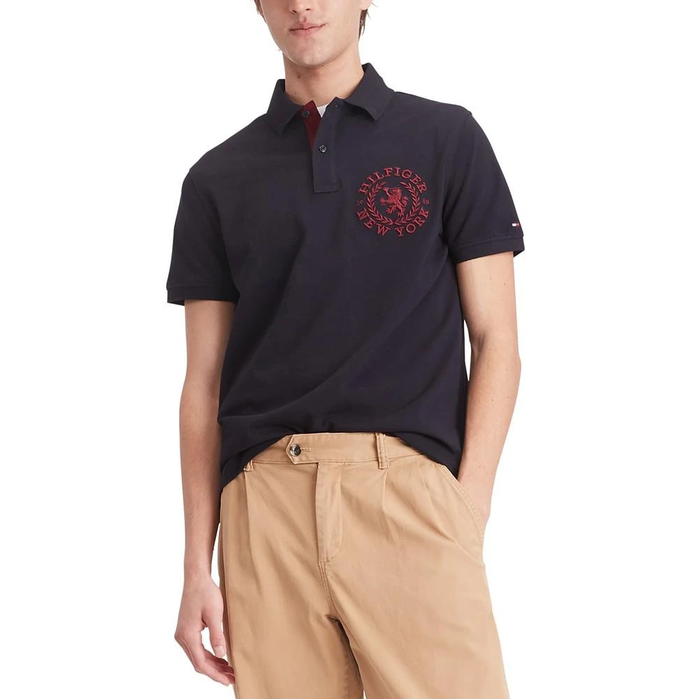 Men's Regular-Fit Heritage Logo Embroidered Piqué Polo Shirt 商品