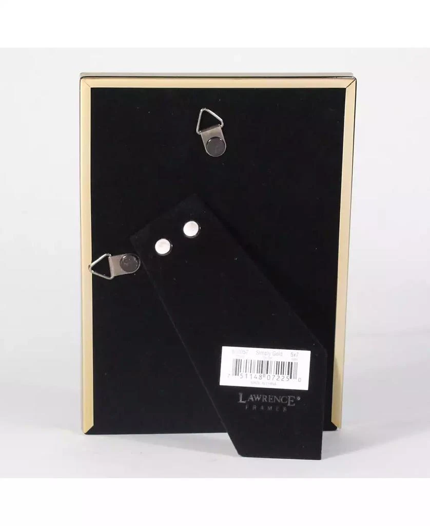 商品Lawrence Frames|Simply Gold Metal Picture Frame - 5" x 7",价格¥148,第3张图片详细描述