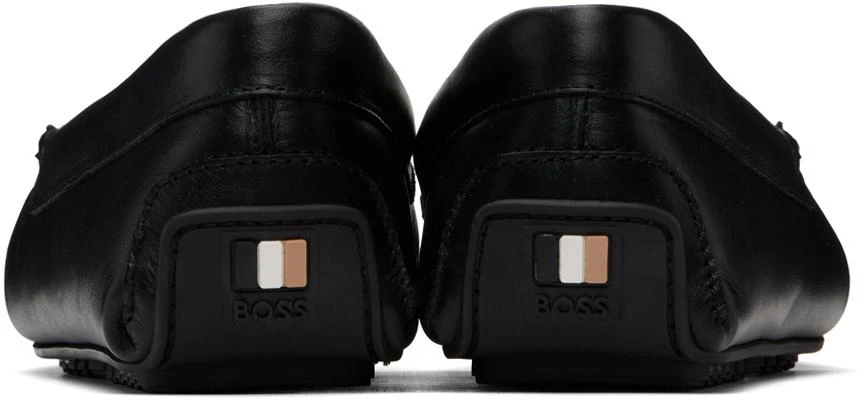 商品Hugo Boss|Black Embossed Loafers,价格¥1232,第2张图片详细描述