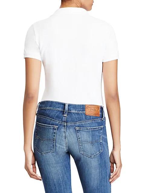 商品Ralph Lauren|Stretch Cotton Polo Shirt,价格¥809,第6张图片详细描述