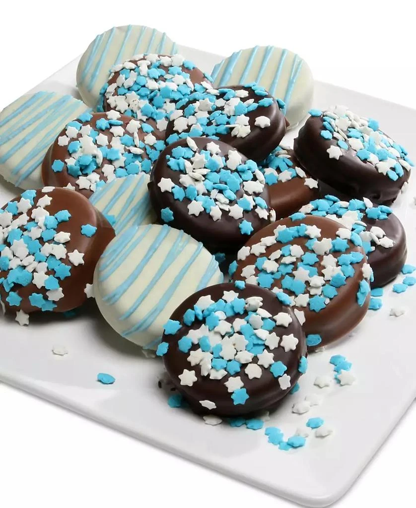 商品Chocolate Covered Company|12-Pc. Hanukkah Belgian Chocolate-Covered Oreo Cookies,价格¥425,第1张图片