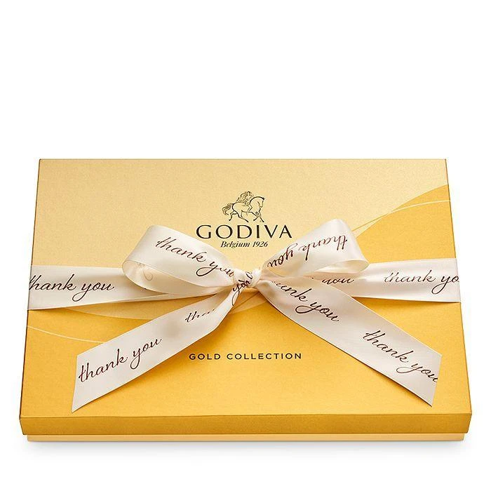 商品Godiva|Thank You Gold Gift Box, 19粒装,价格¥239,第1张图片