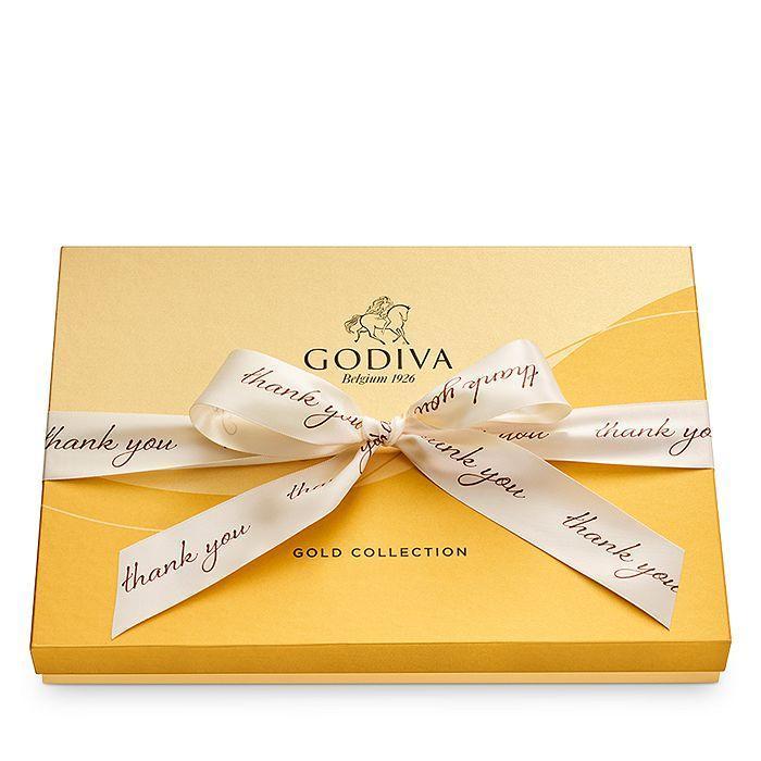 商品Godiva|Thank You Gold Gift Box, 19粒装,价格¥238-¥402,第1张图片