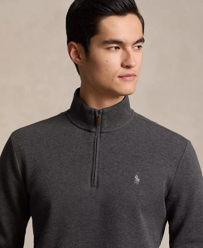 商品Ralph Lauren|Men's Double-Knit Mesh Quarter-Zip Pullover,价格¥790,第3张图片详细描述