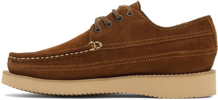 商品SEBAGO|Brown Suede Makwa Derbys,价格¥734,第3张图片详细描述