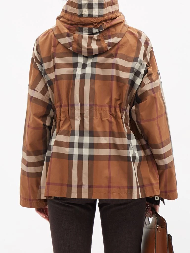 商品Burberry|Bacton hooded checked coat,价格¥10167,第5张图片详细描述