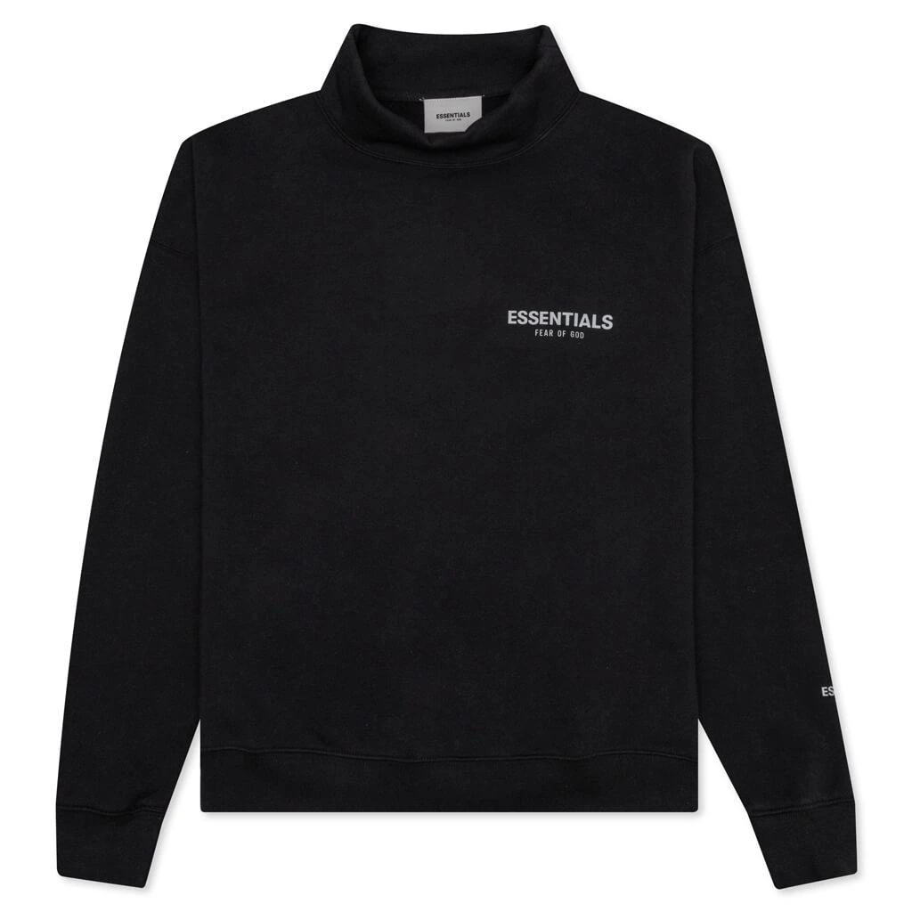 商品Essentials|Fear of God Essentials Pullover Mockneck - Stretch Limo,价格¥341,第1张图片