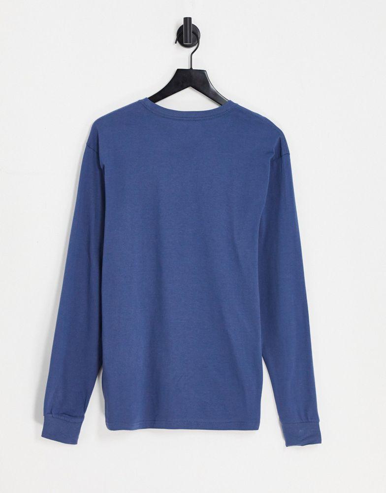 Columbia Hopedale long sleeve t-shirt in navy Exclusive at ASOS商品第2张图片规格展示