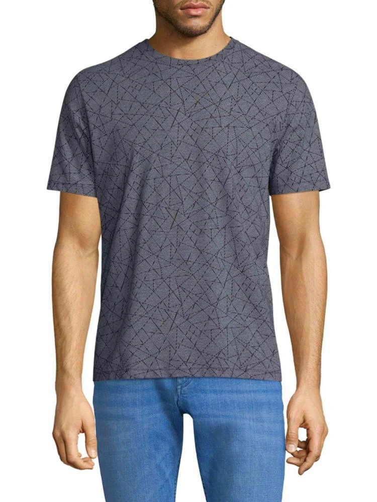 商品Theory|Abstract-Print Cotton Tee,价格¥637,第1张图片