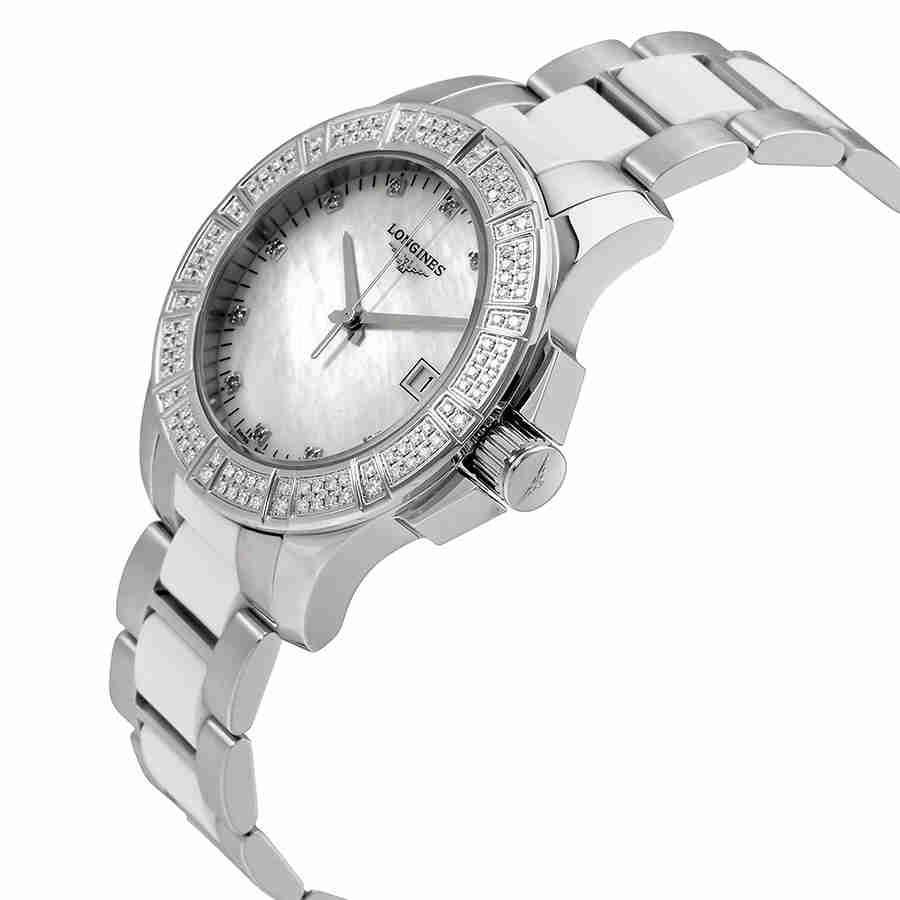 商品Longines|Longines Conquest Ladies Quartz Watch L3.280.0.87.7,价格¥10270,第4张图片详细描述
