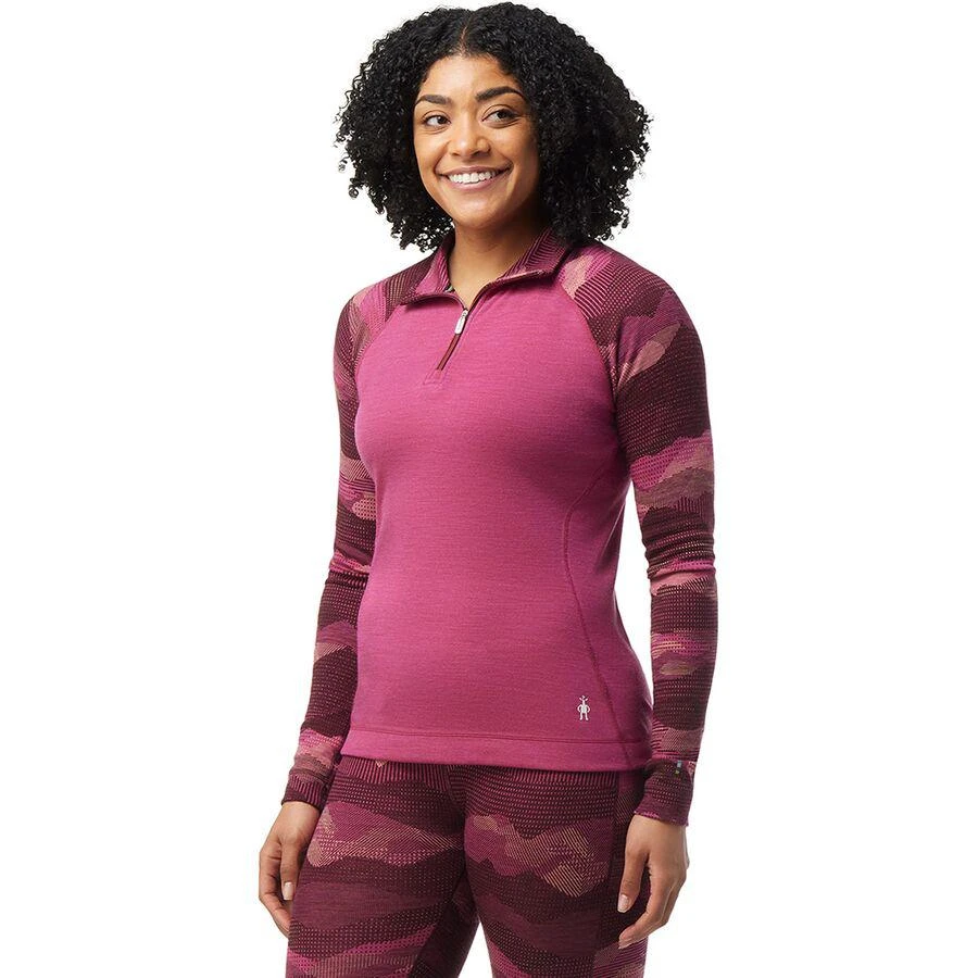 商品SmartWool|Classic Thermal Merino Pattern 1/4-Zip Top - Women's,价格¥421,第1张图片