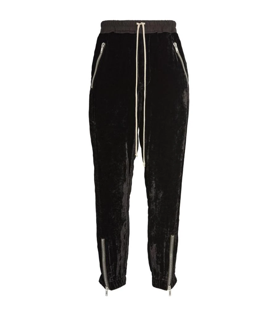 商品Rick Owens|Velvet Track Pants,价格¥6372,第1张图片