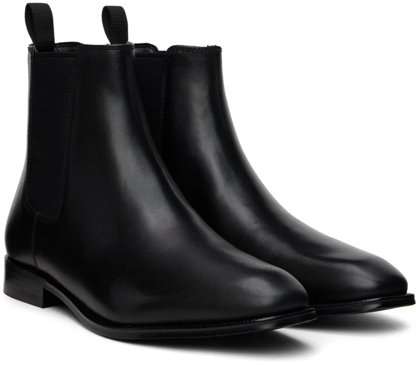 商品Coach|Black Metropolitan Chelsea Boots,价格¥2283,第4张图片详细描述