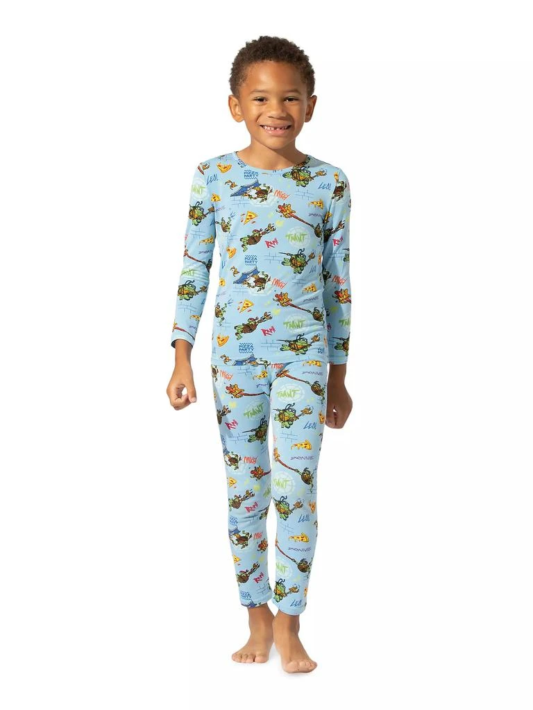 Little Kid's & Kid's Teenage Mutant Ninja Turtles: Mutant Mayhem Movie Pajamas Set 商品