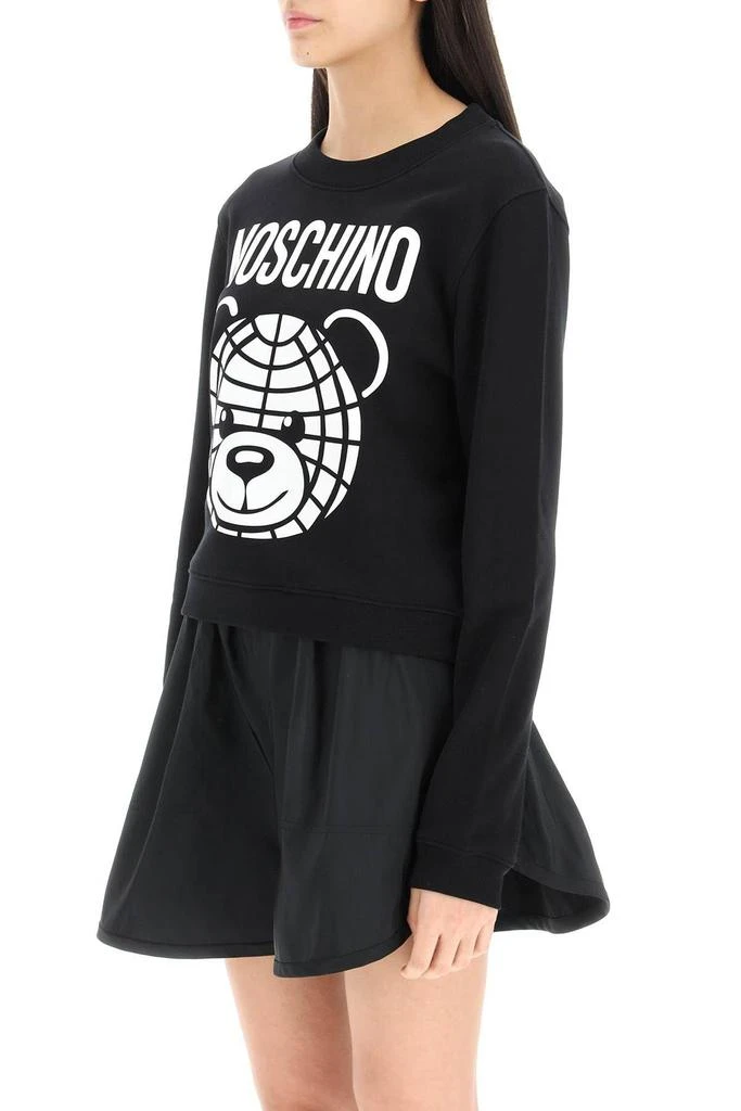 商品Moschino|CROPPED SWEATSHIRT WITH TEDDY PRINT,价格¥1054,第5张图片详细描述