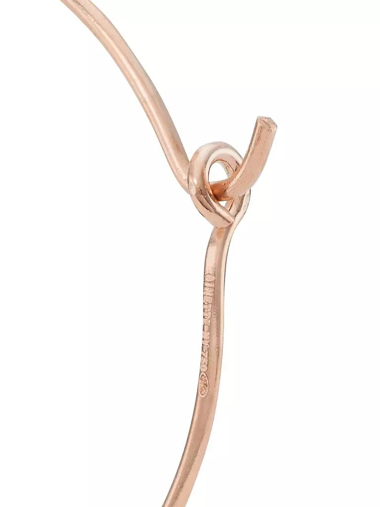 商品Ginette NY|Jala 18K Rose Gold & Chrysocolla Beaded Hoop Earrings,价格¥1818,第3张图片详细描述