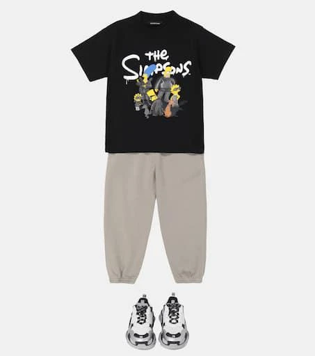 商品Balenciaga|x The Simpsons ® 20th Television印花棉质T恤,价格¥1318,第2张图片详细描述