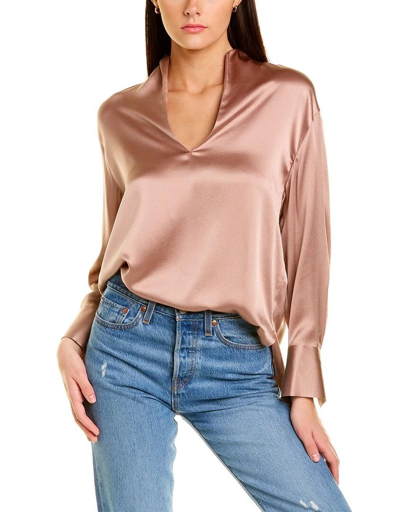 商品Vince|Vince Silk Top,价格¥1182,第1张图片