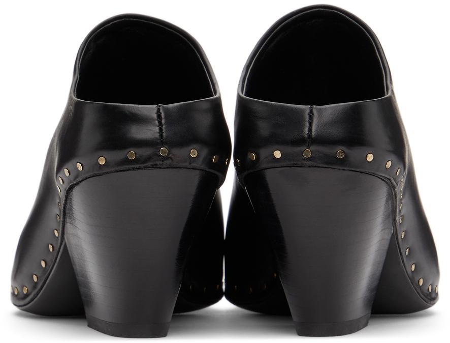 商品Jil Sander|Black Leather Mules,价格¥5851,第6张图片详细描述