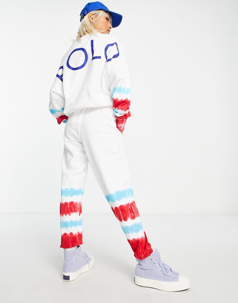 商品Ralph Lauren|Polo Ralph Lauren co-ord joggers in tie dye,价格¥1051,第6张图片详细描述