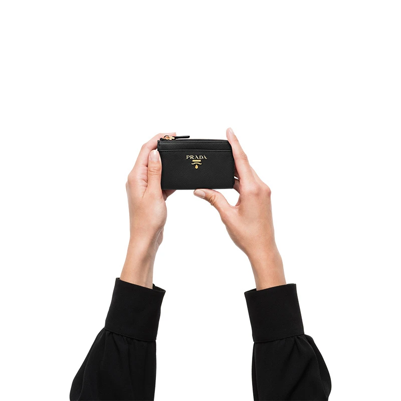 PRADA 黑色女士钥匙包 1PP122-QWA-F0002 商品