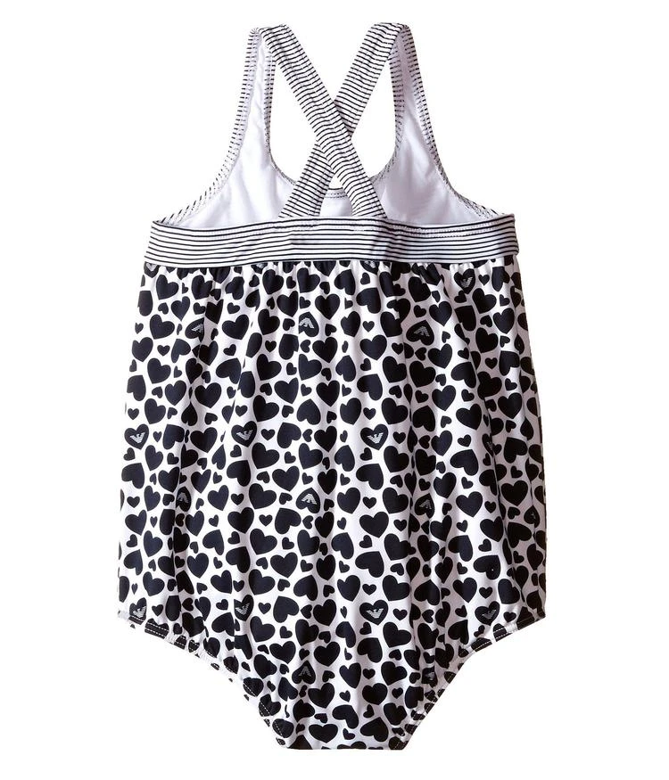 商品Armani|Heart and Stripe One-Piece Swimsuit (Infant),价格¥555,第2张图片详细描述